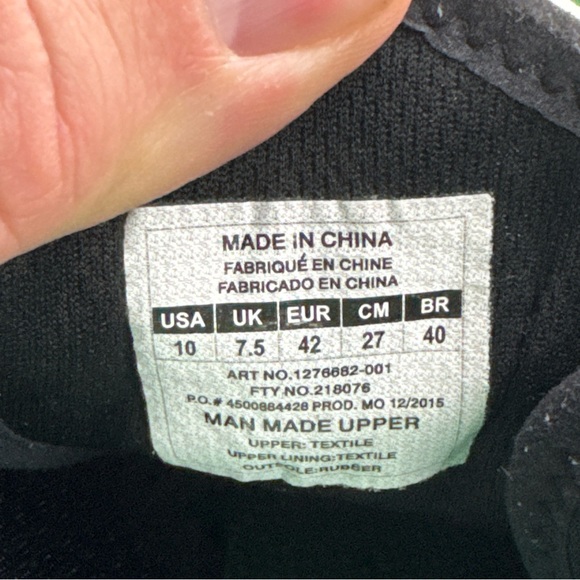 Under Armour SpeedForm Apollo 2 Reflective Black Green 1276682-001 Women Size 10 - Picture 9 of 9